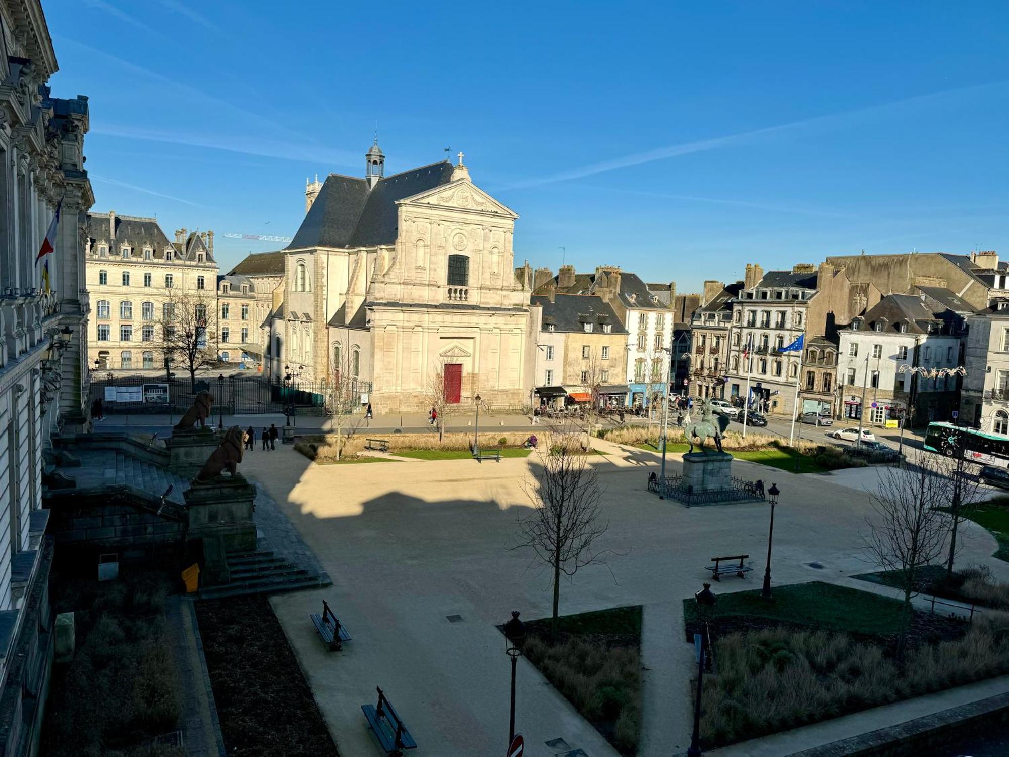 Apartament Vue Imprenable Sur La Mairie Vannes Zewnętrze zdjęcie